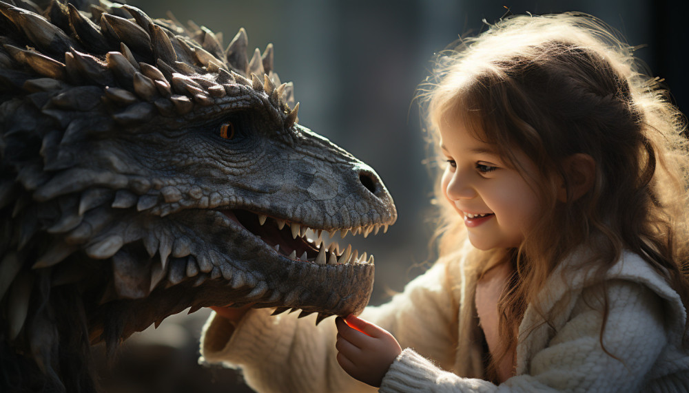 Why do children love dinosaurs ?